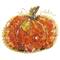 Crystal Art Beadwork Kit For Creating Broоch Pumpkin